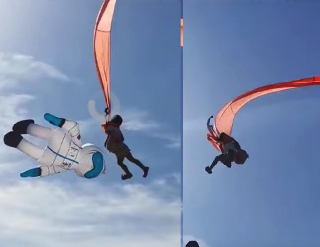 arenagempak.com - Kanak-kanak 3 Tahun Terbelit Tali Layang-layang Dan Terbang Di Udara
