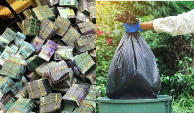 Nak Buang Kotak Sampah, Lelaki Panik Menyedari Dia Terbuang Sekali Dua Beg Berisi Tunai RM89,150!