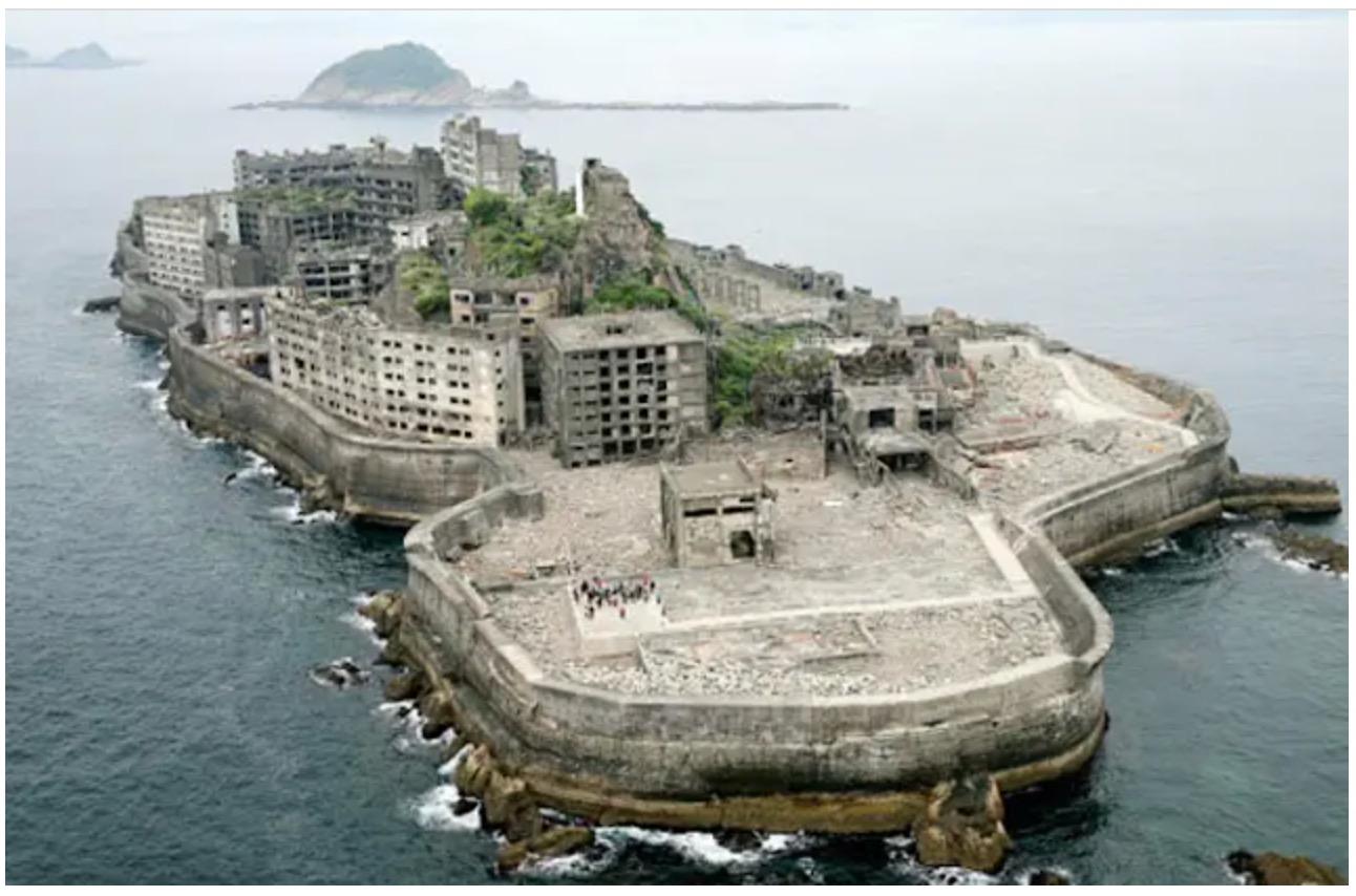 ‘Bandar Hantu’ Pulau Hashima Terbiar Puluhan Tahun Di Tengah Laut