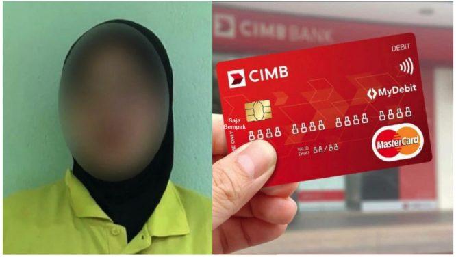 Wanita Kantoi Berbelanja Sakan Di Beberapa Pasaraya Guna Kad ATM Orang Yang Tercicir